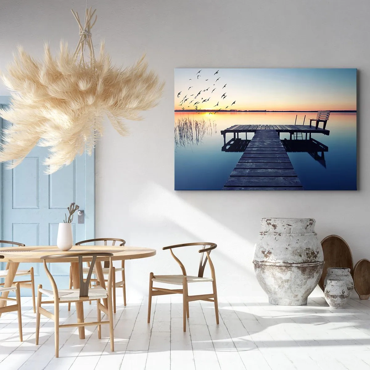 Schilderen op canvas - Dat was een goede dag - 100x70 cm