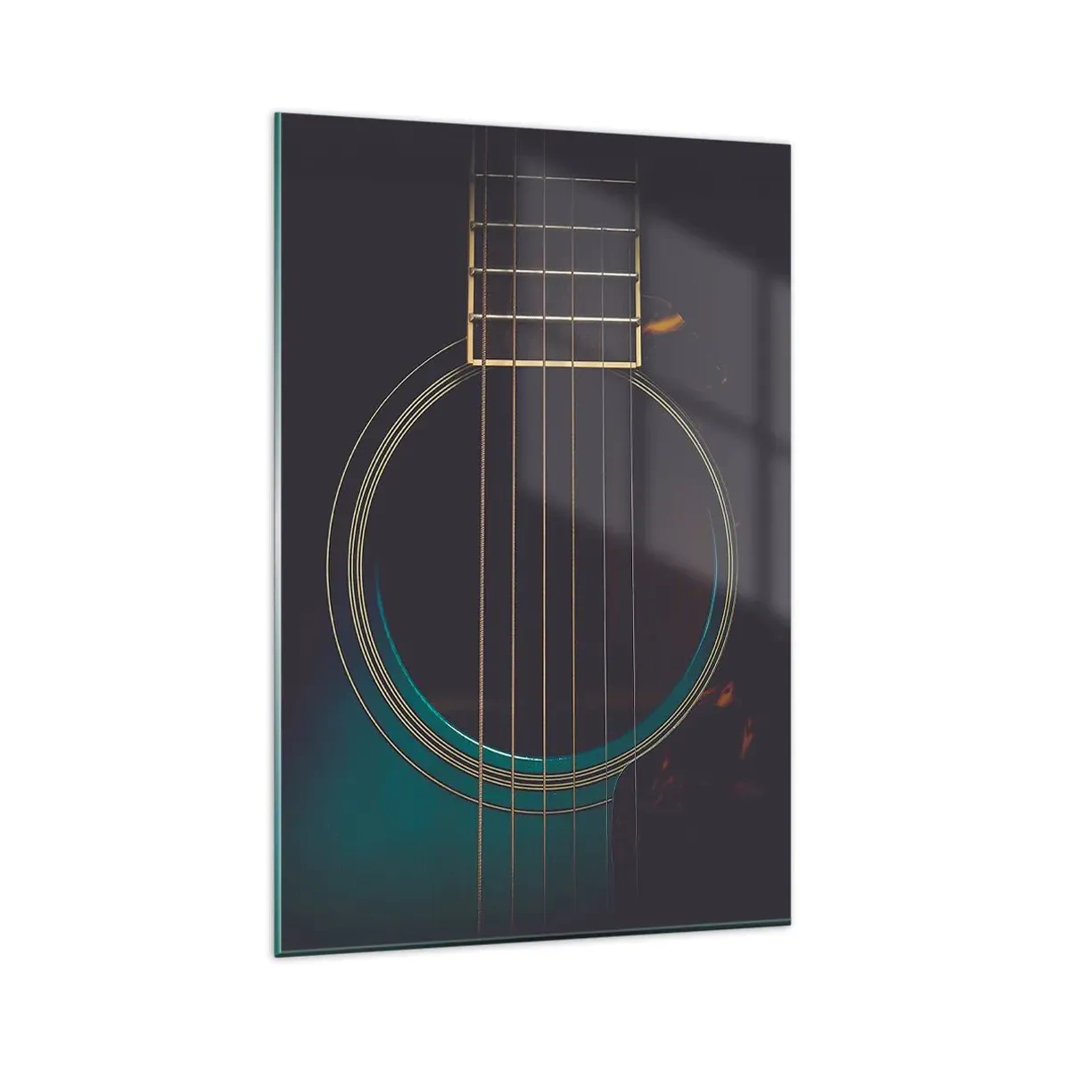 Schilderen op glas - Nog even voordat het klinkt - 80x120 cm