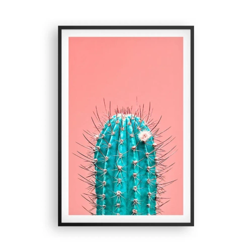 Poster in een zwarte lijst - Kijk gewoon - 61x91 cm