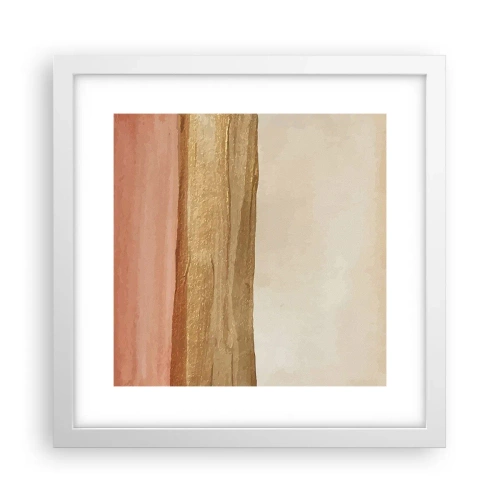Poster in een witte lijst - Verticale compositie - 30x30 cm