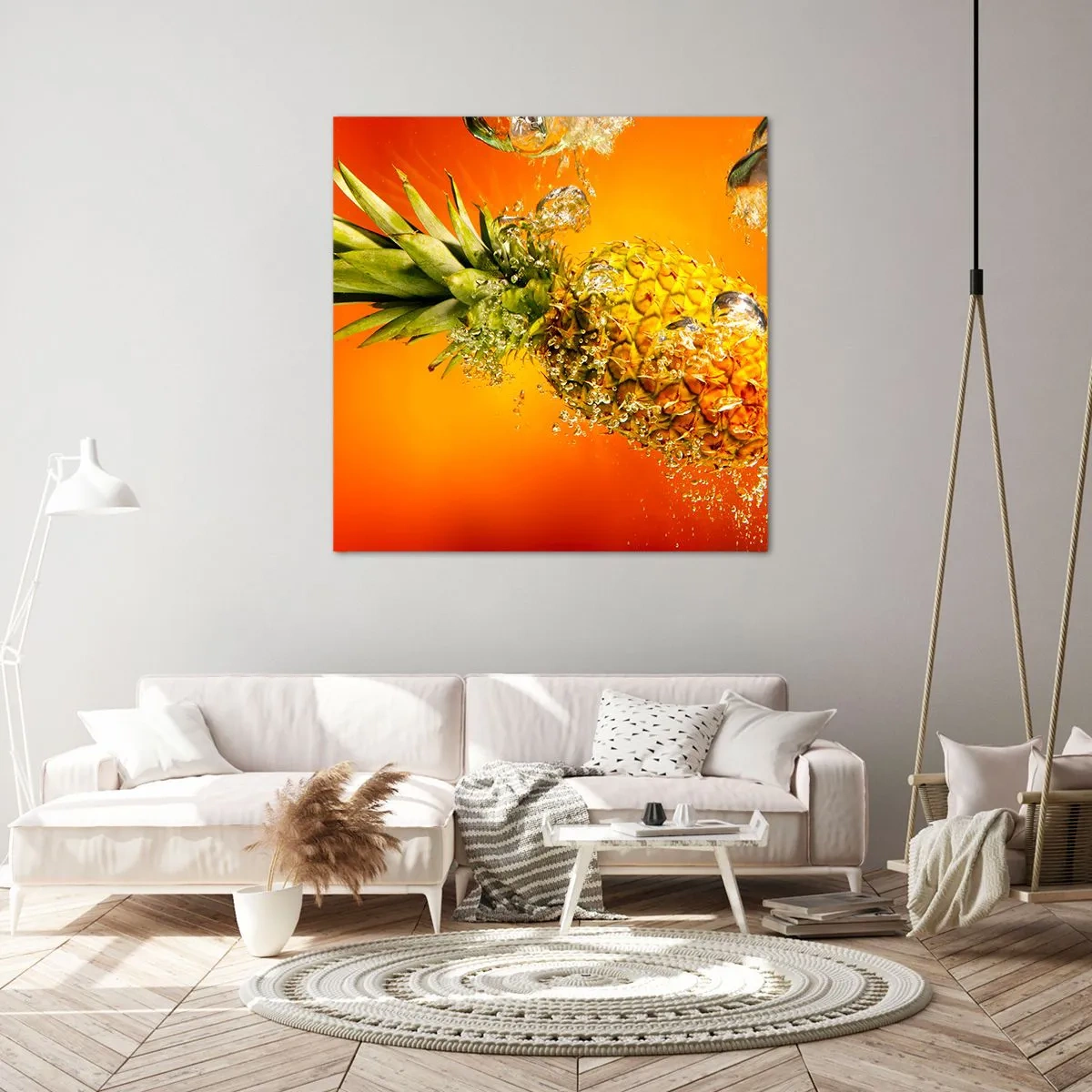 Schilderen op canvas - Tropische sappige frisheid - 50x50 cm