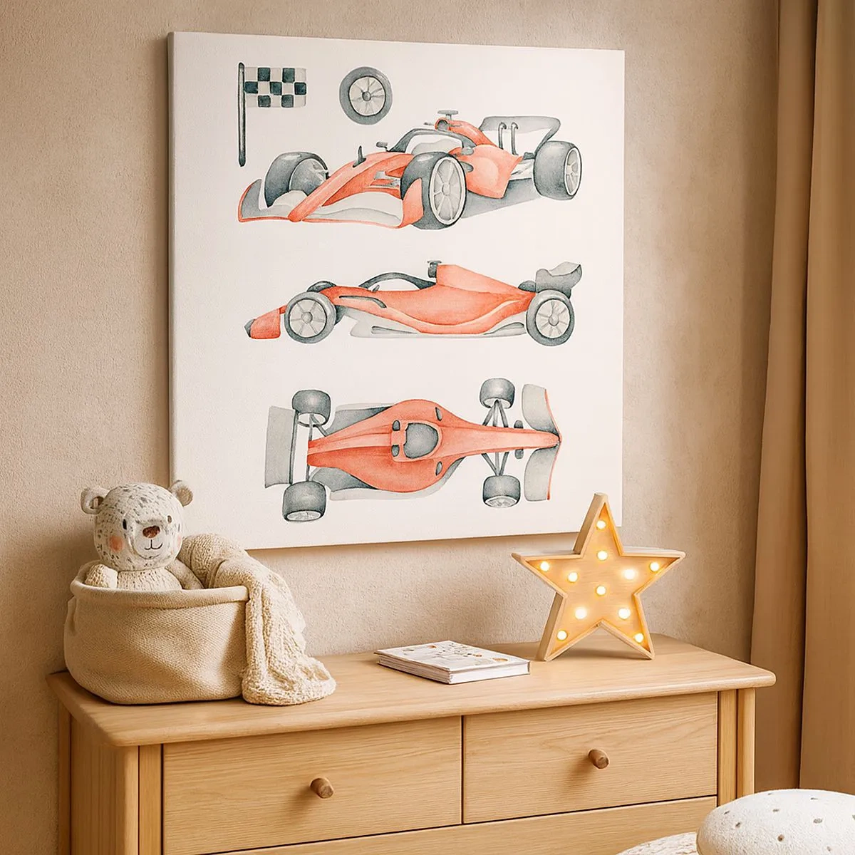 Schilderen op canvas - Jaag je droom na - 30x30 cm