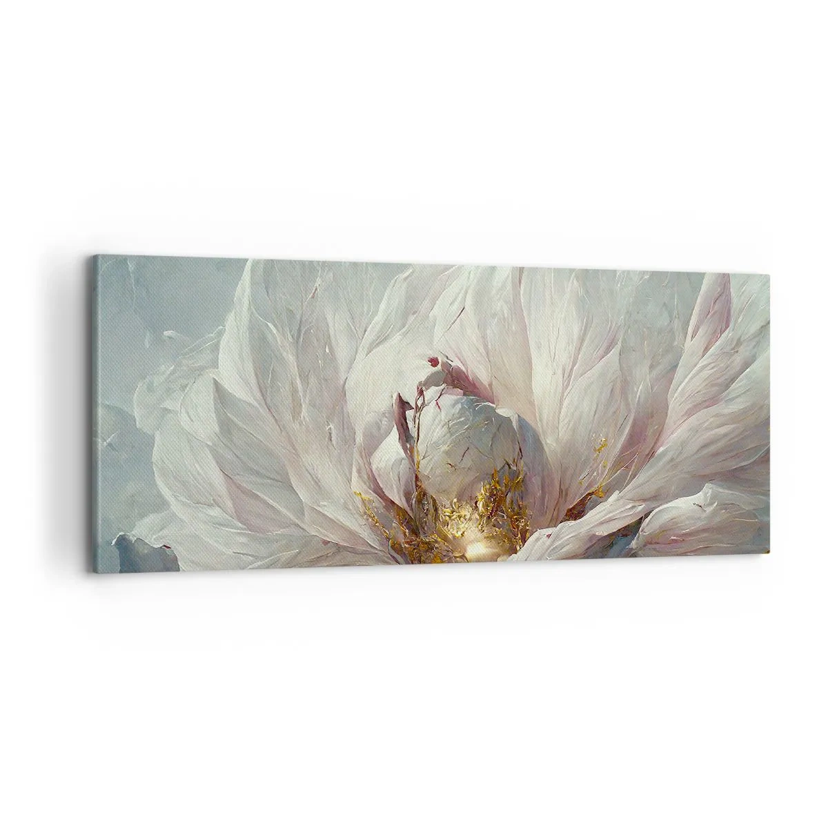 Schilderen op canvas - Hij bloeit eens in de honderd jaar - 100x40 cm