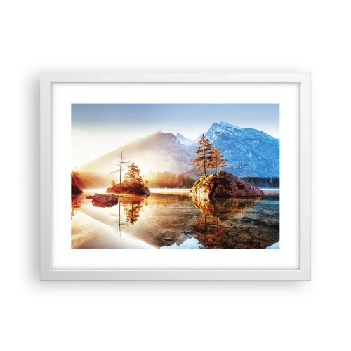 Poster in een witte lijst - De natuur in een nieuw licht - 40x30 cm