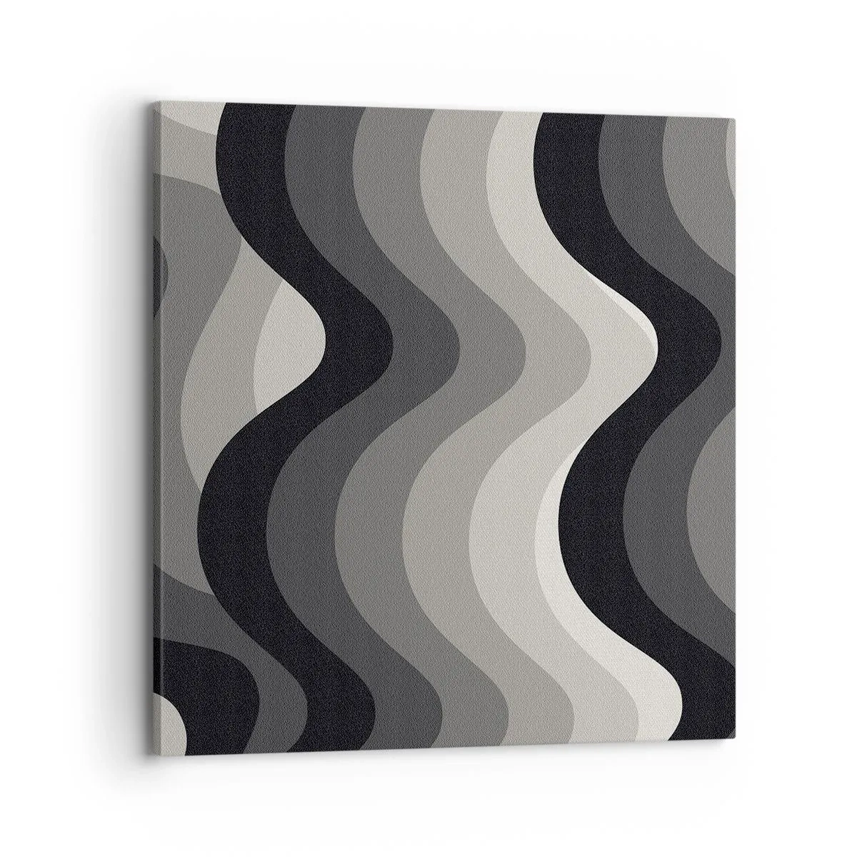 Schilderen op canvas - Golf na golf - 70x70 cm