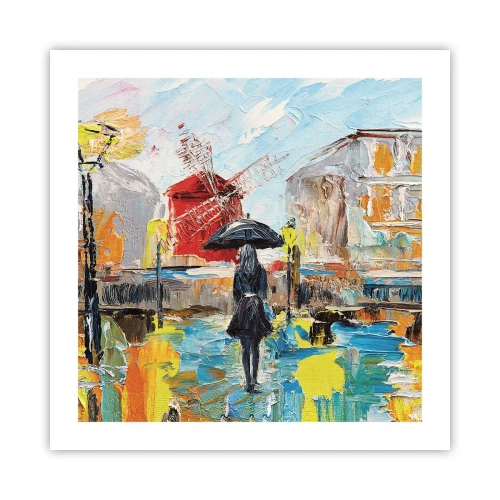 Poster - Parijse legendes - 50x50 cm