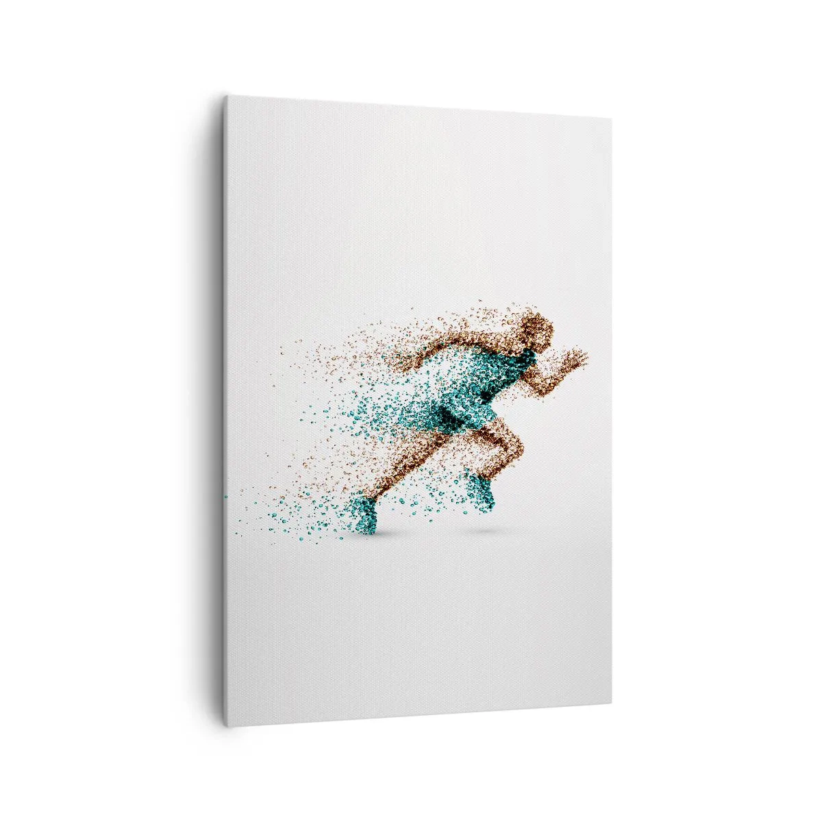 Schilderen op canvas - Het leven is een vlucht - 70x100 cm