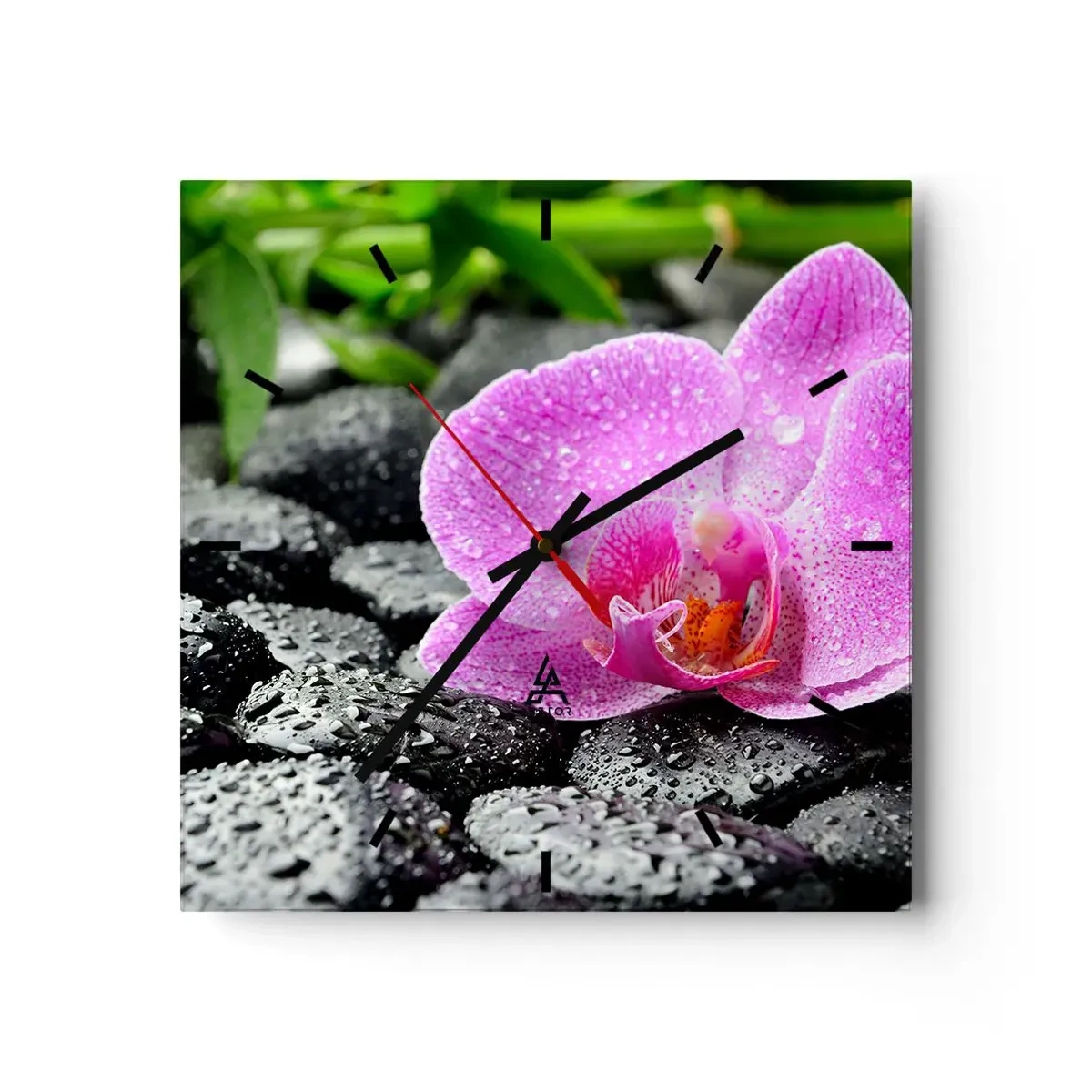 Wandklok - Klok - Als een open hart - 30x30 cm