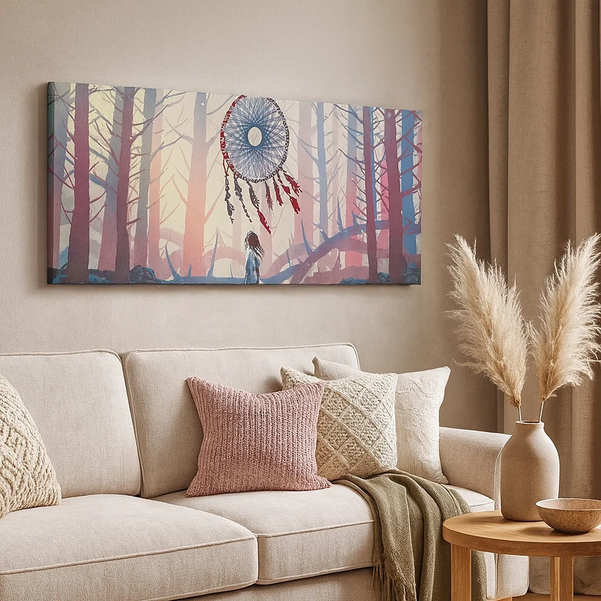 Schilderen op canvas - Een geheim ritueel van geluk - 30x30 cm