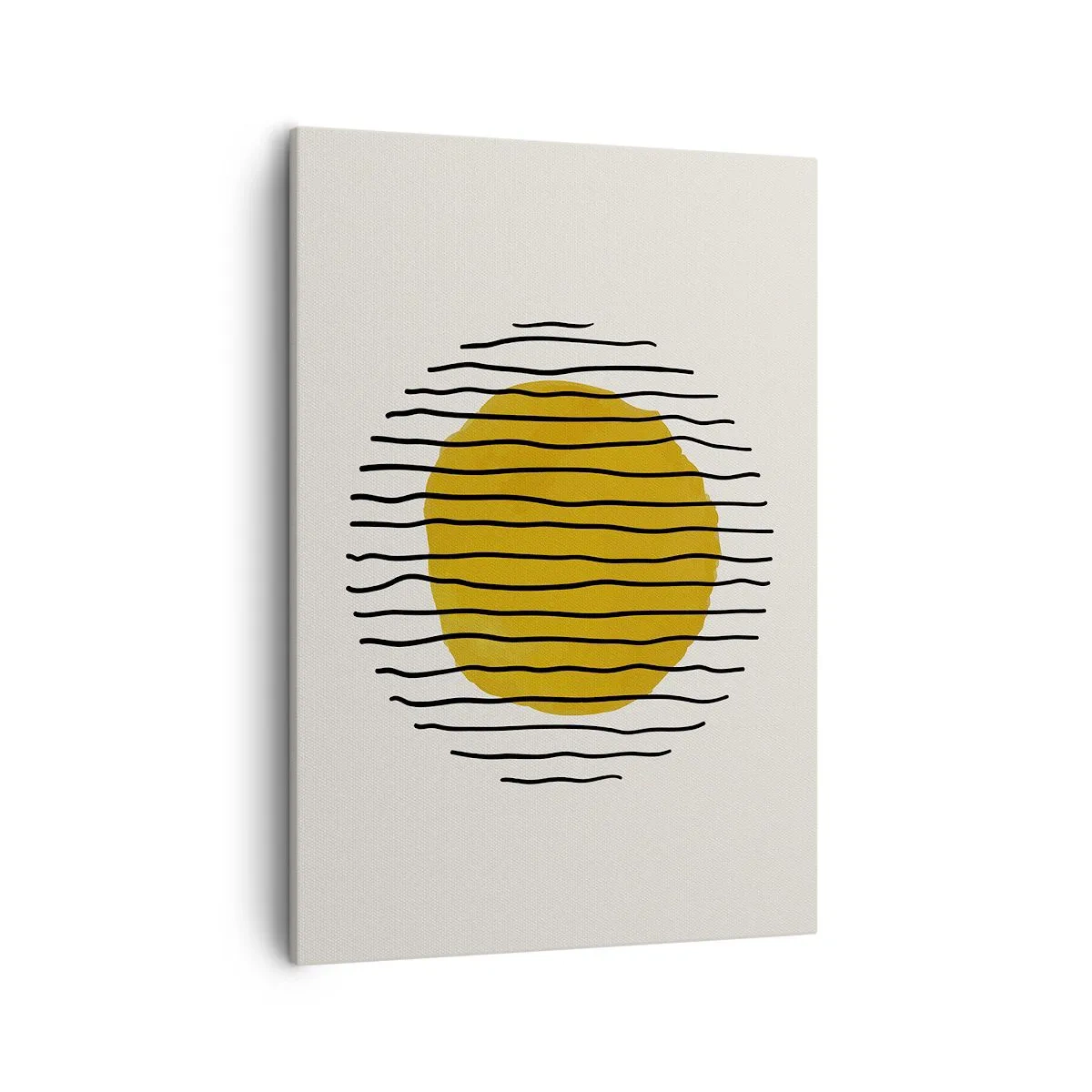 Schilderen op canvas - Abstractie trillend van warmte - 50x70 cm