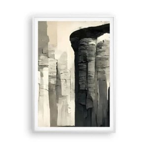 Poster in een witte lijst - De majesteit van de oudheid - 70x100 cm
