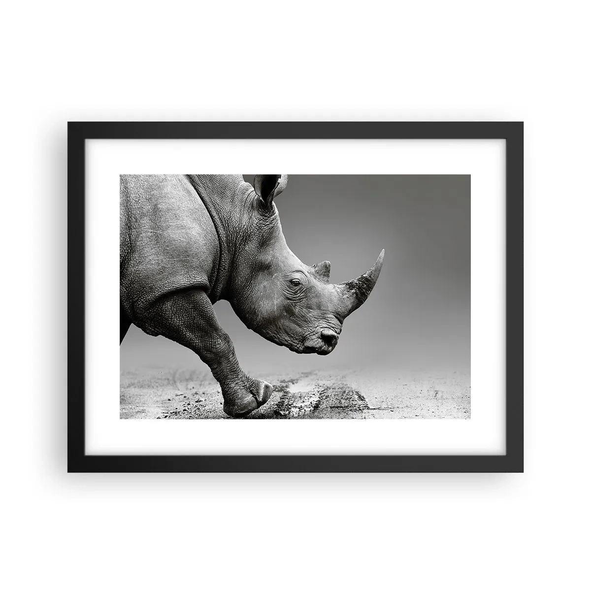 Poster in een zwarte lijst - Onstuitbare kracht - 40x30 cm