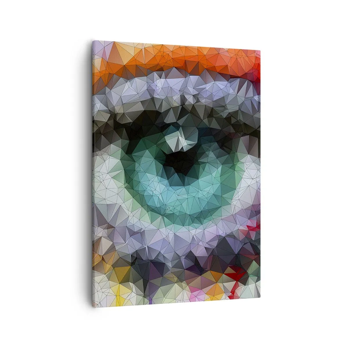 Schilderen op canvas - Kristallijne gloed van de ogen - 50x70 cm