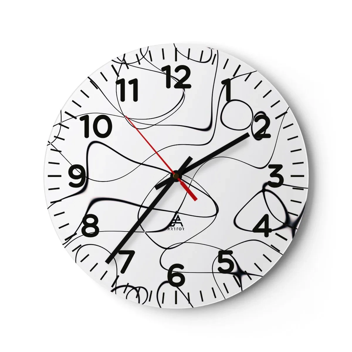 Wandklok - Klok - Levenspaden, wisselvalligheden - 40x40 cm