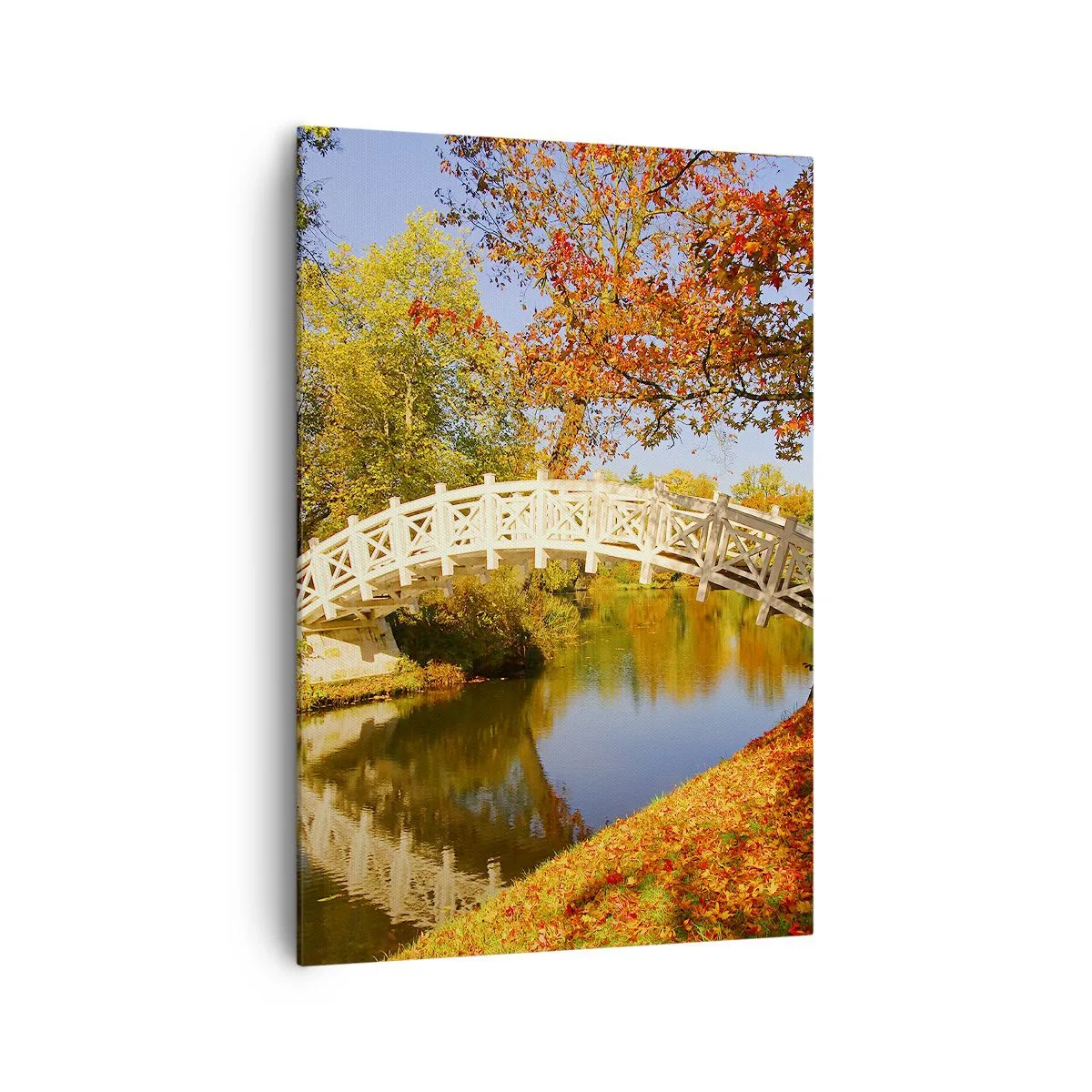 Schilderen op canvas - Op de witte brug der zuchten - 70x100 cm