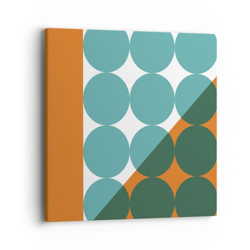 Schilderen op canvas - Omhoog en diagonaal - 40x40 cm