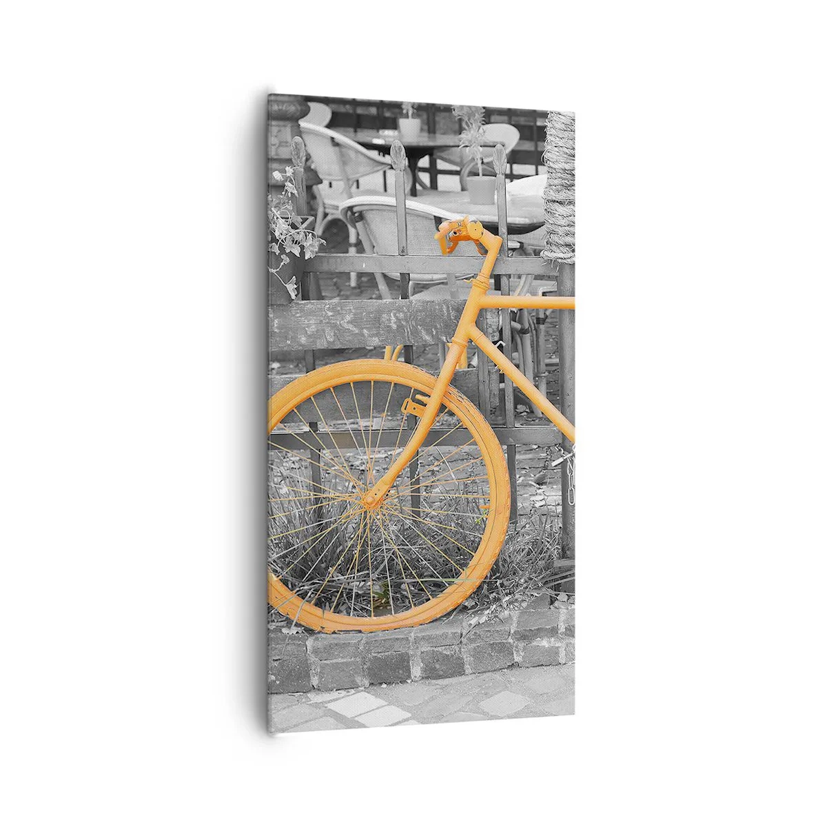 Schilderen op canvas - Ga, ik wacht hier - 65x120 cm