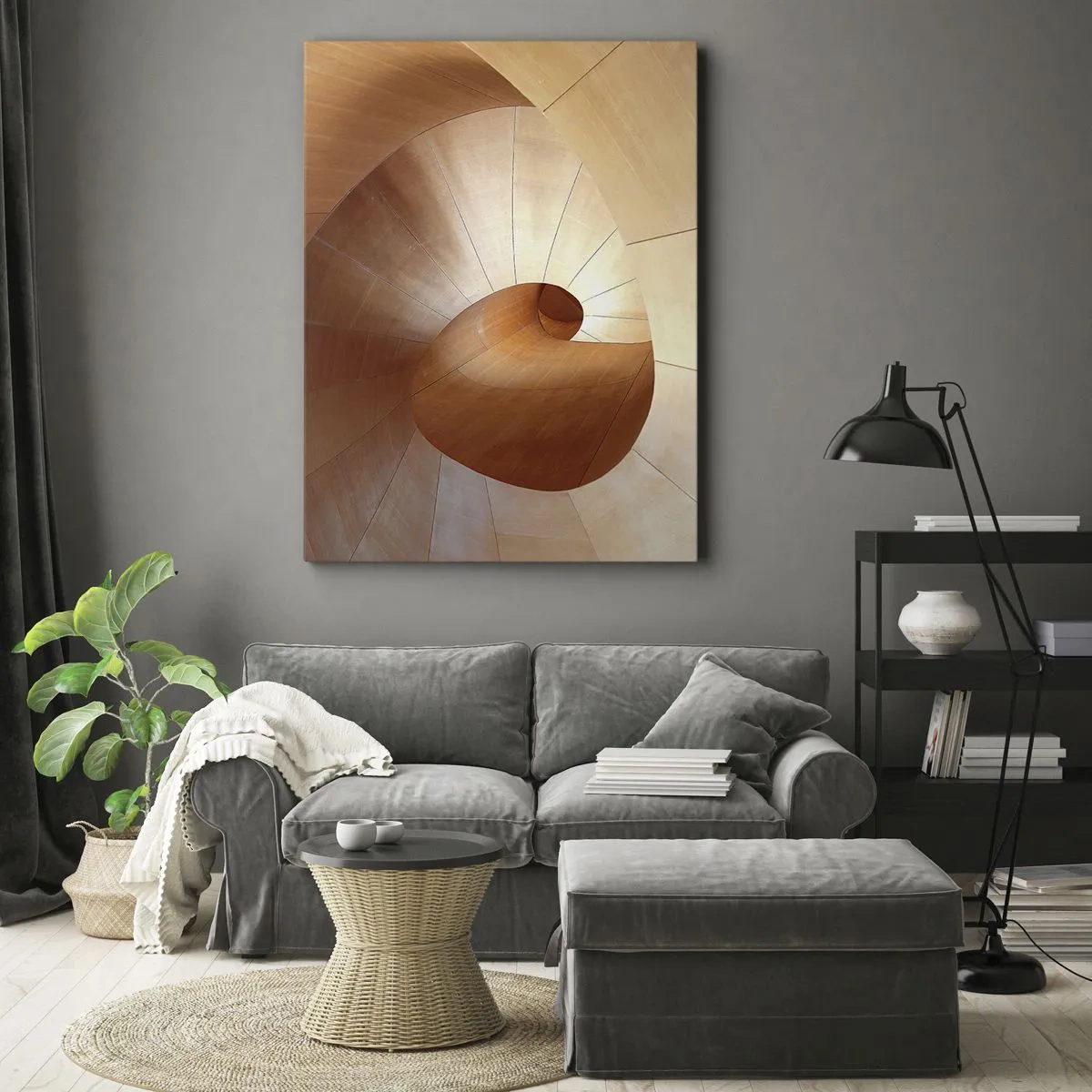 Schilderen op canvas - Architecturale serpentijn - 50x70 cm