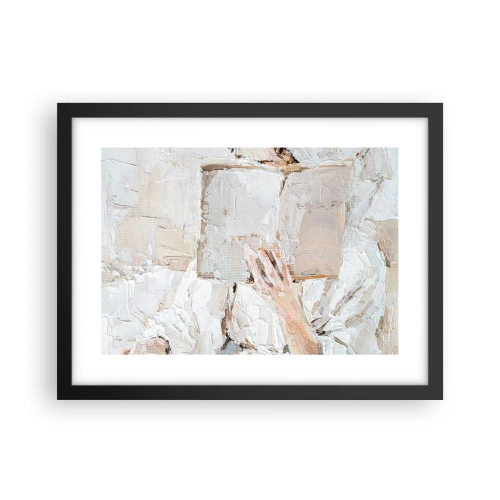 Poster in een zwarte lijst - In een andere wereld - 40x30 cm