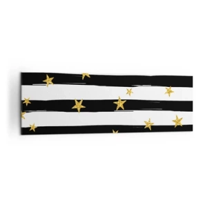 Schilderen op canvas - We zijn allemaal geboren onder een gelukkige ster - 160x50 cm