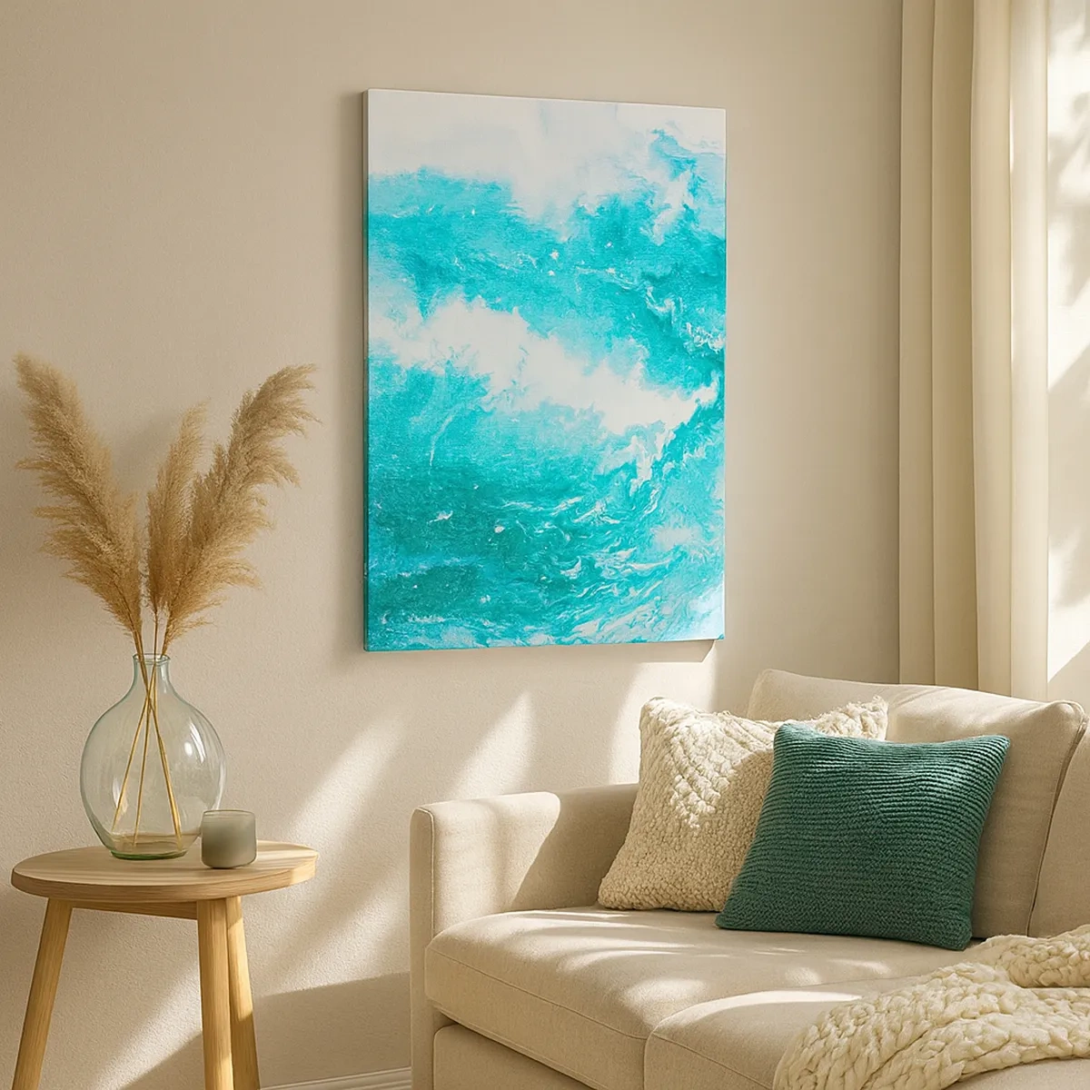 Schilderen op canvas - In de kern van het element - 50x70 cm