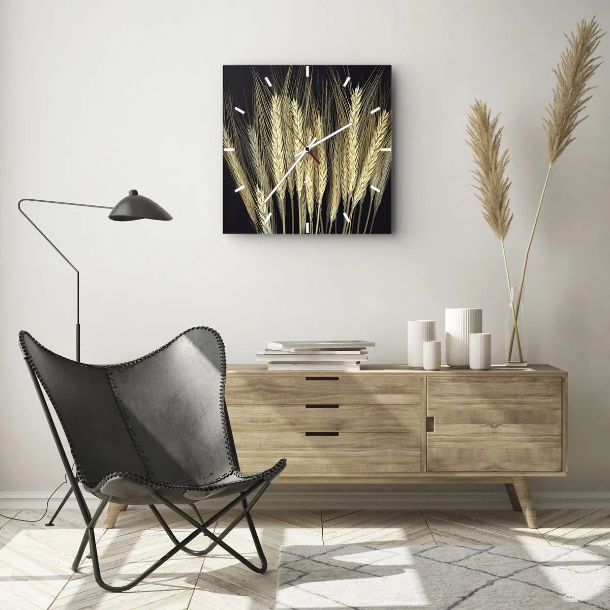 Wandklok - Klok - Rustieke magie - 30x30 cm