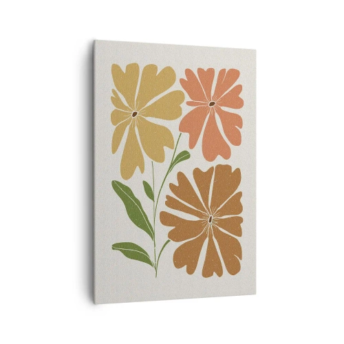 Schilderen op canvas - Natuur en geometrie - 70x100 cm