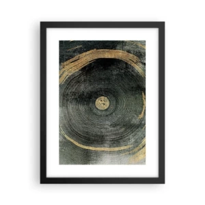 Poster in een zwarte lijst - Veranderen en zijn - 30x40 cm