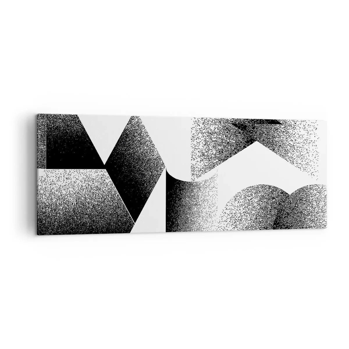 Schilderen op canvas - Hoeken en ovalen - 140x50 cm