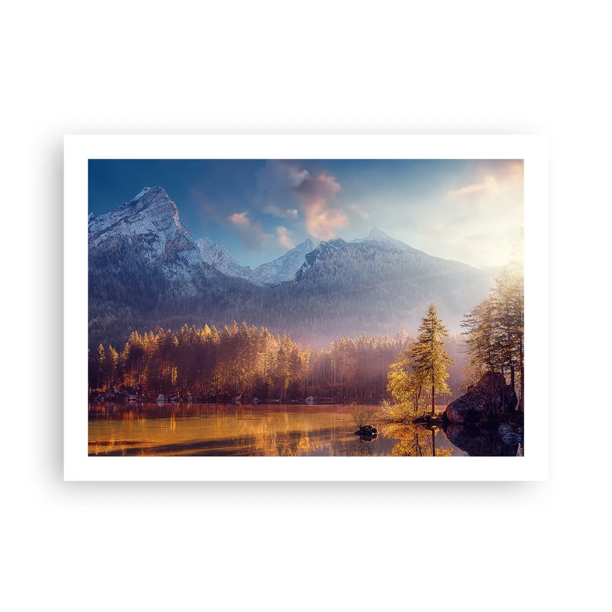 Poster - In bergen en dalen - 70x50 cm