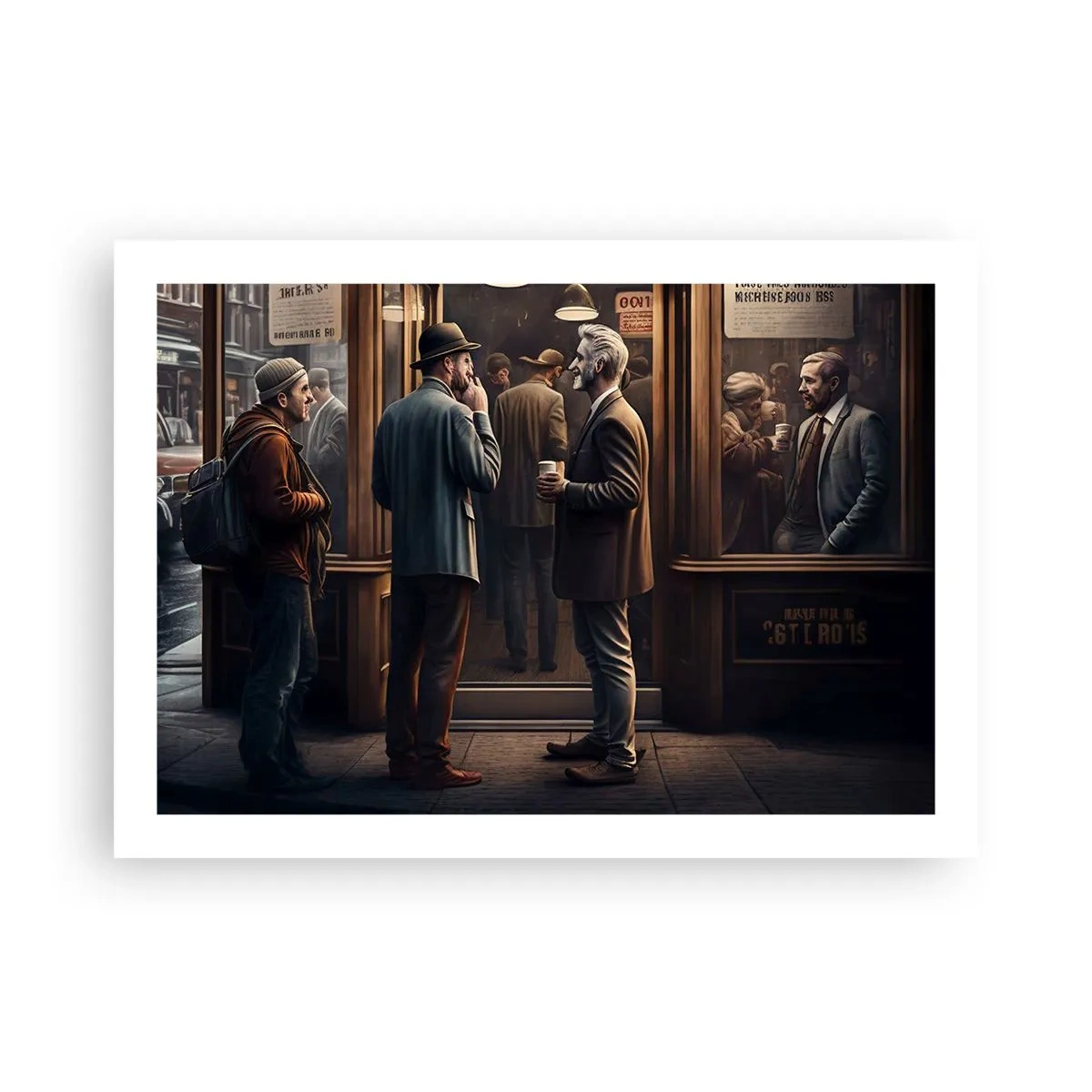 Poster - Een goed moment van de dag - 70x50 cm