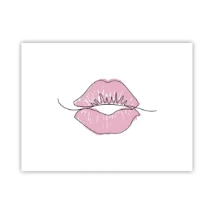 Poster - Klaar om te kussen? - 40x30 cm