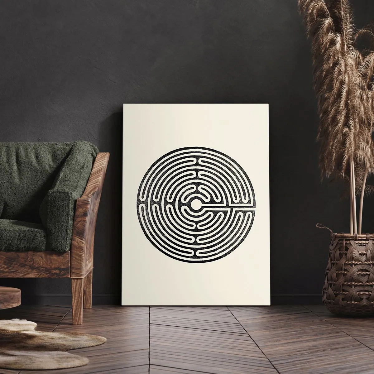 Schilderen op canvas - Mysterieuze orde - 70x100 cm