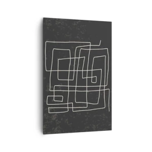 Schilderen op canvas - Niet zo eenvoudig - 80x120 cm