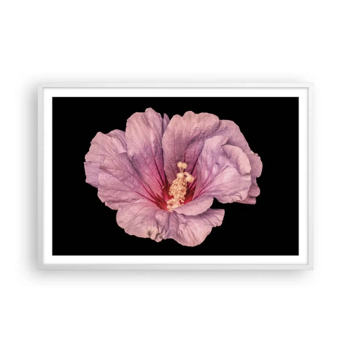 Poster in een witte lijst - Recht in het hart - 91x61 cm