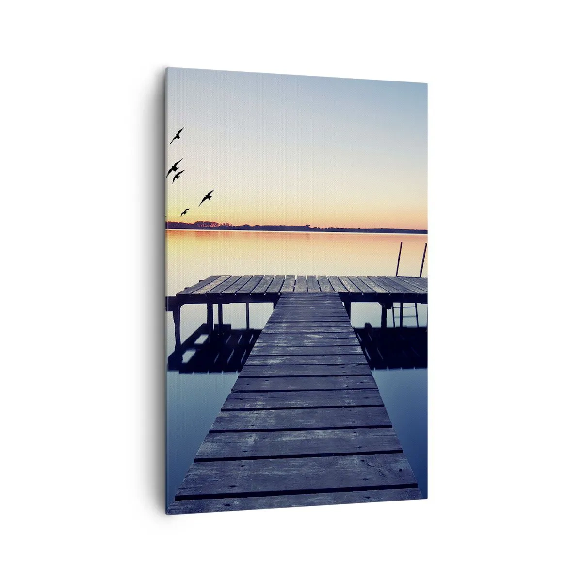 Schilderen op canvas - Dat was een goede dag - 80x120 cm