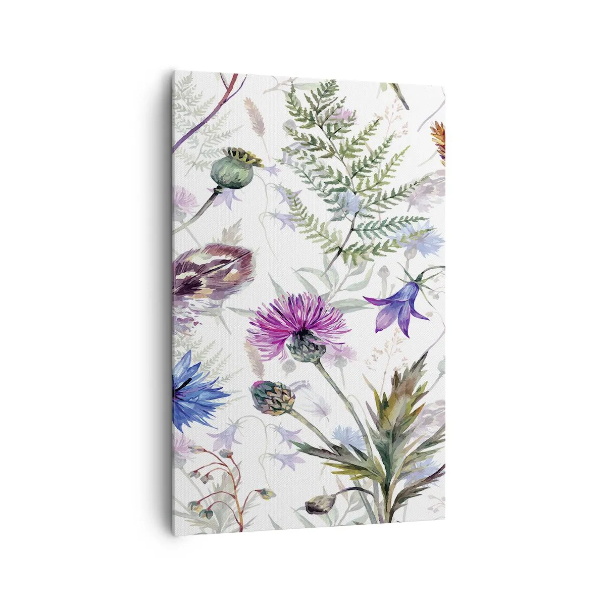 Schilderen op canvas - Pools herbarium - 80x120 cm