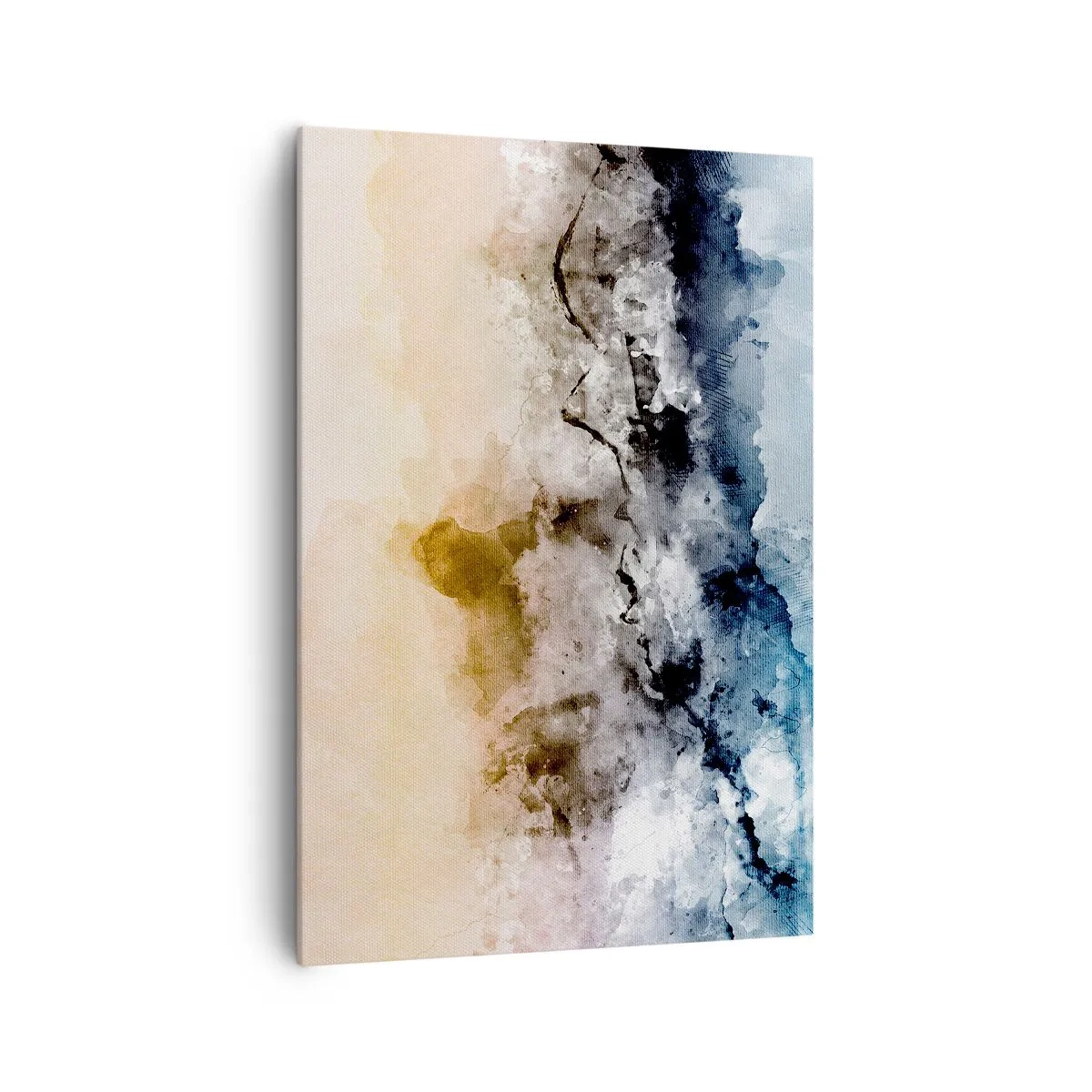 Schilderen op canvas - Verdronken in een wolk van mist - 70x100 cm