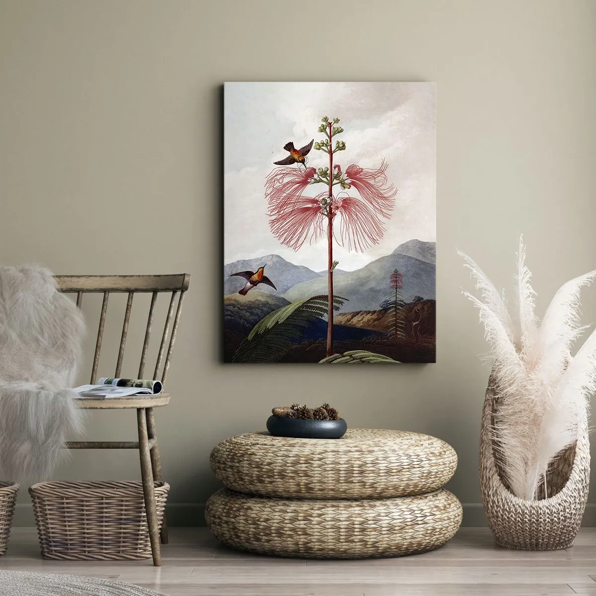 Schilderen op canvas - In een tropisch paradijs - 50x70 cm