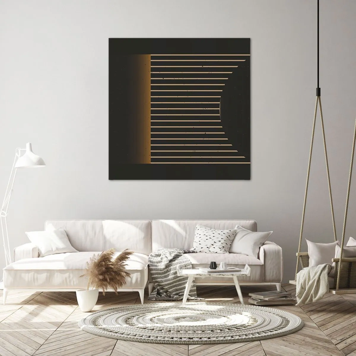 Schilderen op canvas - Verken de duisternis - 40x40 cm