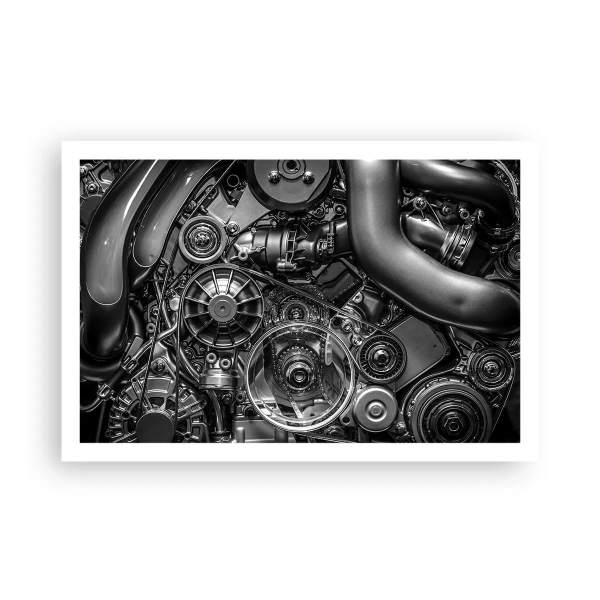 Poster - De poëzie van mechanica - 91x61 cm