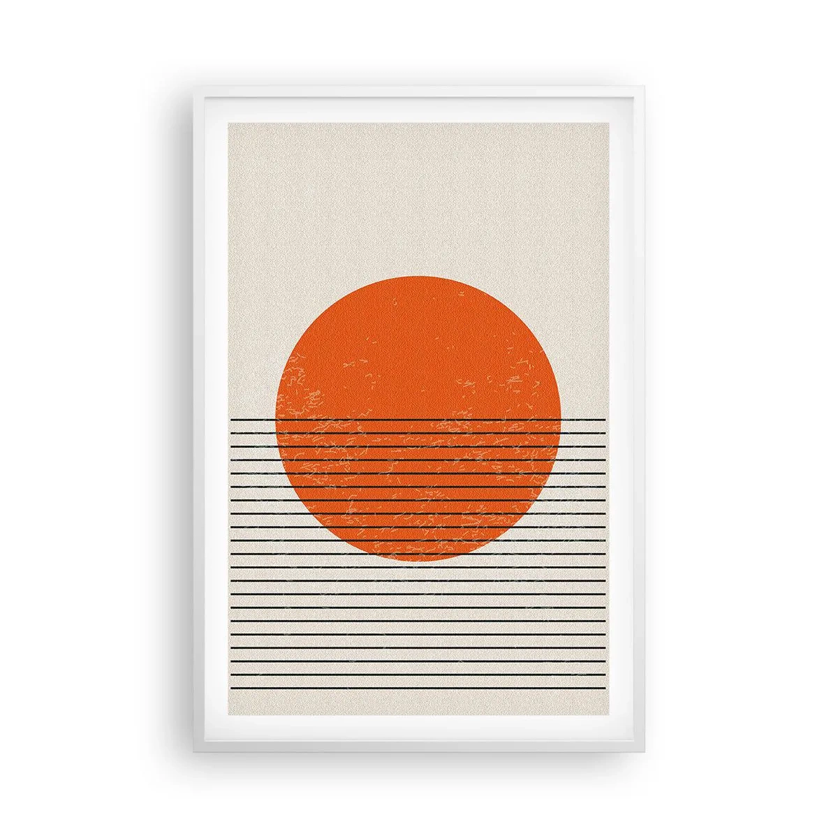 Poster in een witte lijst - Altijd de zon - 61x91 cm