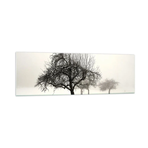 Schilderen op glas - Winterslaap - 160x50 cm