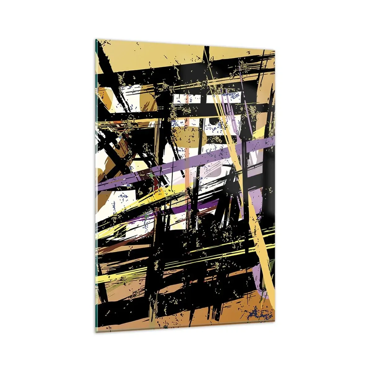 Schilderen op glas - Een scherp snijden - 80x120 cm