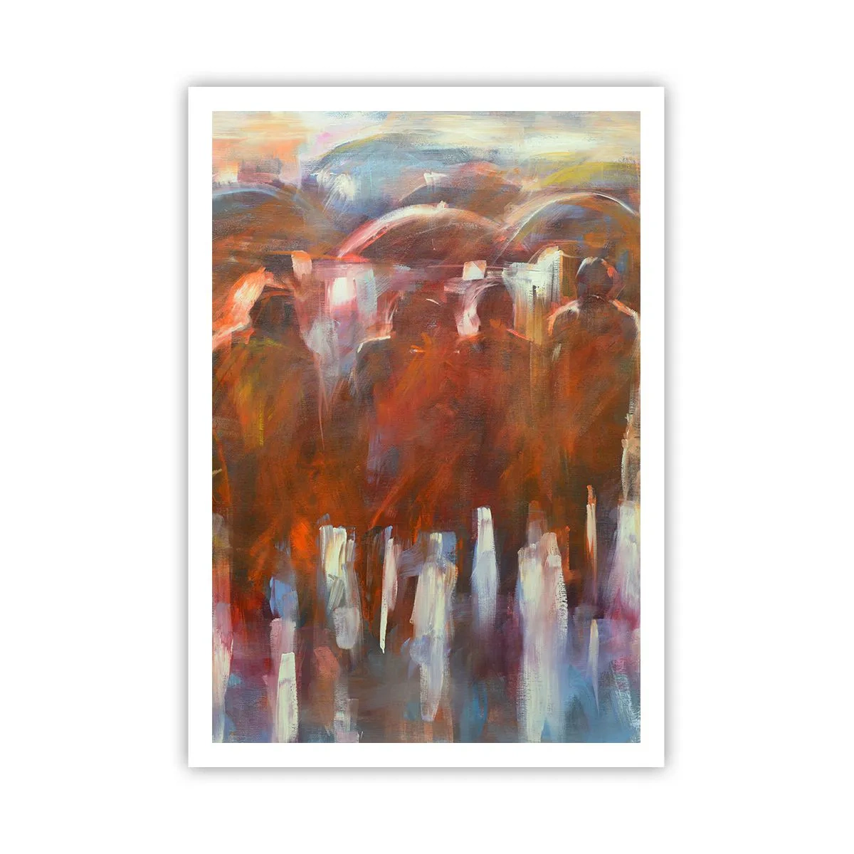 Poster - Zelfs bij regen en mist - 70x100 cm