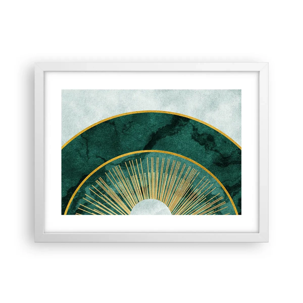 Poster in een witte lijst - Een ander zonnestelsel - 40x30 cm