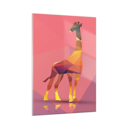 Schilderen op glas - In de kleuren van de savanne - 50x70 cm