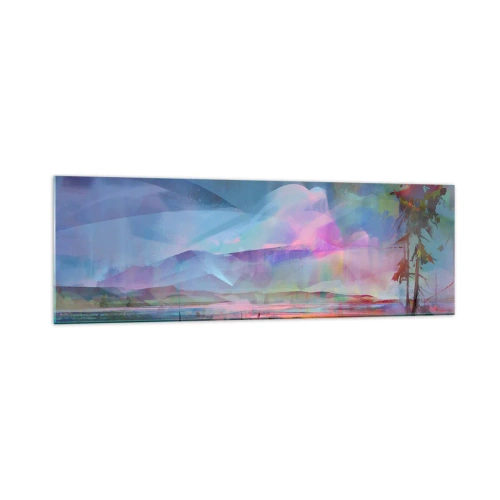 Schilderen op glas - Onder een welwillende hemel - 160x50 cm