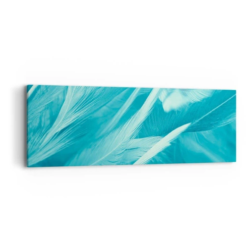 Schilderen op canvas - Verdrinken in pluisjes - 90x30 cm