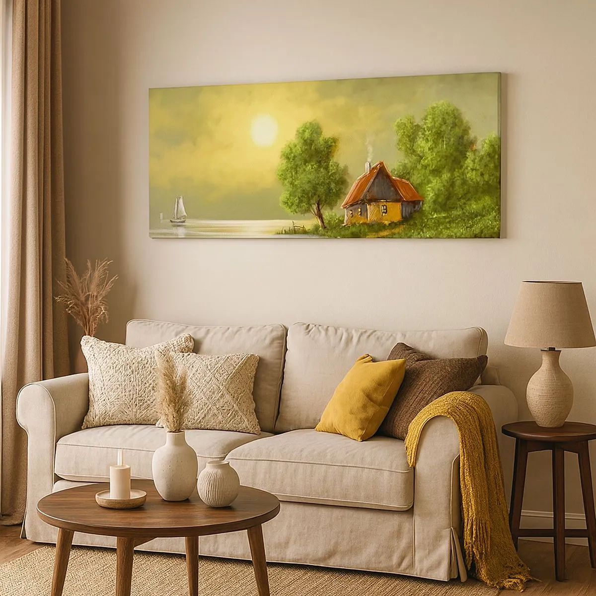 Schilderen op canvas - Mooi, als een foto - 100x40 cm